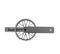 Generico PÉDALIER CRS-R2 Vélo Creux Manivelle Plateau 110BCD Spiders CNC, Compatible for Les Pièces Sram 11/12 Vitesses(Black 48T Chainring_M-170MM)