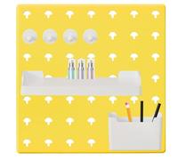 Genérico Peg Boards for Walls, 11 pouces Hole Storage Rack, Holee Board Stoorage Racck Kitchean Waall Organizer - Strong Load-Bearing Wall Organizaer Fotr Home, Kitchen Crafts Organization