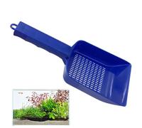 Genérico Pelle pour aquarium - Pelle passoire à gravier, grattoir | Pelle d'angle rapide pour plantation de jardin, nettoyage de fond de boue, outils pour terrarium d'aquarium, accessoires pa