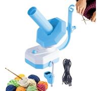 Generico Pelotes de laine automatique, dispositif d'enroulement rapide, matériaux ABS robustes pour projets de , tricot, crochet, outil artisanal Easy Start Funzio