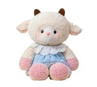 Generico Peluche - 50 cm Adorable décoration interactive - Peluche qui coure en forme de mouton - Pour anniversaire, pendaison de crémaillère, filles, adolescentes, petite amie, maman, canapé, canapé