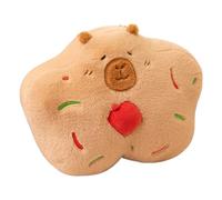 Genérico Peluche Capibara | d'animaux en Peluche - Jouet Doux 35 cm Décoration Chambre Canapé Voiture Cadeau Anniversaire Noël Saint-Valentin Fêtes pour Les âges