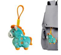 Genérico Peluche Cheval - Pendentif de sur le thème chinois | Porte-clés en peluche | Pour fêtes d'anniversaire, Noël, Nouvel An et printemps pour la maison, sac à main ou sac à main
