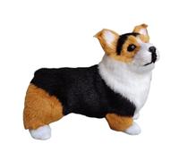 Generico Peluche Chien - décorative réaliste, Chien Jouets en Peluche, pour Salon, Chambre, Cuisine, Bureau, fenêtre, Anniversaire, Voyage, fête, Cadeau de Bienvenue pour