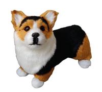 Generico Peluche Chien - décorative réaliste | Figurines de Collection Chiot Artisanales pour Table - pour Chambre, Table, Cuisine, Bureau, Appartement, fête, Anniversaire, Cadeau Bienvenue