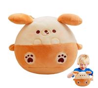 Generico Peluche Chiot Chien | Petits Oreillers Doux Chien | Adorable Peluche Animal,pour Adultes Filles Noël Ensemble Chambre Salon