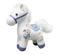 Genérico Peluche de cheval - Décorations pour animaux de compagnie pour l'année chinoise du cheval - Pour la maison, le bureau, la chambre, le salon, le canapé, le lit