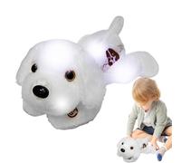 Genérico Peluche de chiot éclairée, mignon chien en peluche, lumière créative de 35,6 cm, adorable jouet doux avec chien LED pour