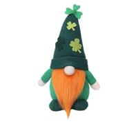 Generico Peluche de la Saint-Patrick - Vert | Décoration de Trèfle de Peluche | pour la Maison, Le Bureau, la Table, l'étagère ou la fête, apporte Charme et Festif