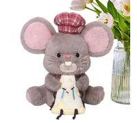 Genérico Peluche de souris rembourrée douce et pincée