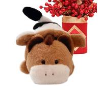 Generico Peluche - Décoration interactive réversible de 35 cm, peluhe de cheval A, vache polyvalente, peluche réversible pour , adultes, filles, petite amie, anniversaire D