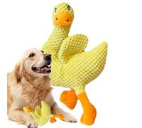Genérico Peluche douce pour chiens : rembourrage apaisant, mâcheur d'animaux, objet de jeu pour la dentition des chiots avec fonction de bruit, article de confort interactif, de