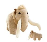 Generico Peluche éléphant | Animal Réaliste Et Mignon | Jouet en Peluche en Forme D'éléphant | Cadeau pour Filles et Garçons Anniversaire Saint Noël