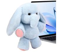 Genérico Peluche éléphant éléphant mignon, douce, grande taille, collection | Peluche animal adorable pour enfants, filles et adultes, crèches, voitures, maison, bureaux, cafés, bibliothèques, canapés
