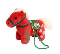 Generico Peluche en Forme De Cheval - Pendentif De Coccinon 2026, du Nouvel an Chinois, Ornement De Peluches | 5,12 Pouces, pour La Maison, Le Séjour, L'école Maternelle, Les Voyages, L'au