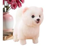 Genérico Peluche en forme de chien - Adorable, douce, réaliste et pincée | Peluches réalistes en forme de chien pour anniversaire, vacances, maison, bureau, voiture, salon, chambre à coucher, canapé