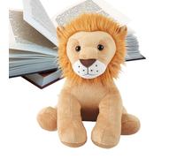Genérico Peluche en forme de lion en forme de lion de 18 cm - Adorable décoration pour - Pour anniversaire, Halloween, maison, chambre, canapé et voiture