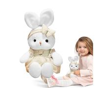 Generico peluche en peluche de lapin de 16 pouces - peluche de lapin, avec jupe - oreiller en peluche lapins