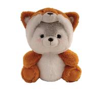 Generico Peluche Husky, Husky Transformable en Peluche Douce - pour Dormir apaisant Poupées en Peluche Douce pour Chien