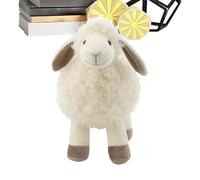 Generico Peluche - Mouton portable poilu Compagnon de collection, douce mignonne de collection | pour , fille, anniversaire, Noël, Saint Pâques, intérieur, bureau, canapé, voiture