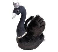 Genérico Peluche - Oiseau Blanche Onze Pouces Douce Oreiller, Figurine Couronne élégante, décoration Maison Enfant | Jouet en Peluche réaliste Cadeau Chambre bébé Enfant Moderne