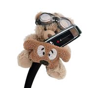 Genérico Peluche Ours - Décoration intérieure voiture | Jouet décoratif levier d'essuie-glace | Jouet ours Cartoon pour SUV, camion, berline, petite voiture | Installation facile, matériau résistant
