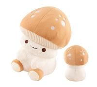 Generico Peluche - Peluche douce drôle de 35 cm, animaux en forme de champignon, pour compagnie consolation, garçons, collectionneurs, anniversaire, Noël, chambre de voiture, canapé
