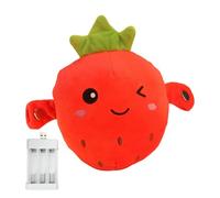 Genérico Peluche pour - 126 g, 190 g - Décoration éducative sensible au toucher | Fruits remplis avec son musical | pour salon, chambre, scolaire, tout-petits, petite amie