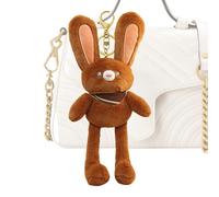 Genérico Peluche, rembourré, tirant Les Oreilles de Sac à Dos | Jouet de Lapin Doux avec Lapin de avec Porte-clés pour pour la décoration de la Chambre Navi