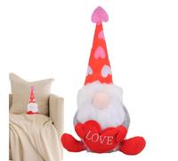 Generico Peluche San - Décoration de Maison avec cœur Doux, Nain en Peluche pour Chambre à Coucher - Cadeau pour Petite Amie garçon fête entrée Bureau Appartement