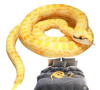 Generico Peluche Serpent géant - Animal de bouée Constrictor Ultra Doux de 110 cm, Serpent en Peluche réaliste, Confortable pour Halloween, idée Cadeau pour | drôle Peluchee