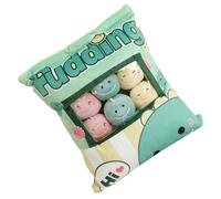 Generico Peluche Snack - Doux à tirer avec 8 animaux en peluche amovibles, design mignon pour collations de dessin animé, porc cerise dinosaure embrassable | Décoration de chambre