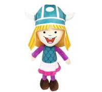 Genérico Peluche Vicky le Viking 30 cm - Poupée douce en tissu - Figurine décorative - Collectionneurs