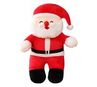 Genérico Peluches de Noël, peluches de Noël pour enfants, peluche musicale de Père Noël garnie de 50 cm, oreiller en peluche douce de Noël pour enfants, décoration