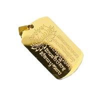 Generico Pendentif bouddhiste Amulette bouddhiste Bouddhism Écriture Pendentif | Bouddhism Écritures Collier Charm pour clés de voiture, pour porte-clés, Fare riferimento alla descrizione, Se référer