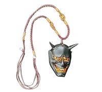 Genérico Pendentif en forme de mascarade, pendentif fantôme traditionnel japonais, décoration culturelle traditionnelle fantôme effrayant pour la décoration intérieure du camion, Consulte la