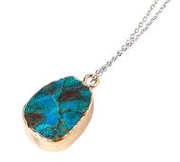 Generico Pendentif en pierre précieuse, pendentif en naturel, élégant collier avec pendentif, collier en naturel, tendance pour homme, femme, riferimento alla descrizione, Se référer à