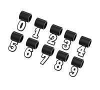 Generico Pendentif Nombres Pour Athlètes | Pendentif Sport Silicone Lettres 0-9 | Accessoires Bijoux Commémoratifs pour événements quotidiens Diplôme Anniversaire Adolescent Fête des Pères Joueurs