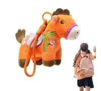Genérico Pendentif pour sac de cheval | Peluche douce cousue à la main | Cheval pour 2026 - Pour famille, collègues, anniversaire, maison, voyage, nouvel an, salle de séjour, chambre
