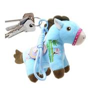 Generico Pendentif pour sac en forme de cheval - Polyester 13 cm 12 cm rembourrage doux | Souvenir en peluche de l'ornement décoratif pour animal de compagnie avec écran cousu à la main, finition