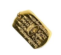 Generico Pendentif thaïlandaise, pendentif bouddhiste thaïlandais,Bouddhism Écriture Pendentif - Blessing Collace Charm pour les femmes hommes, accessoires pour porte-clés religieux,