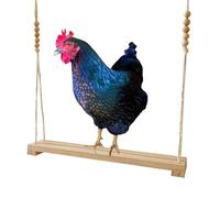 Genérico Perch Swing - Wood, 40 x 110 cm Perch Ladder Sturdy Chicken Swing - Handmade Durable Design and Outdoor Usage, Wooden Chicken Standing Frame For Chickens, Roosters, Hens, Large Perrots