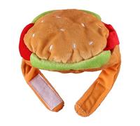Genérico Pet Funny Hat, Christmas Dog Hat, Halloween Dog Funny Cosplay Costume Hamburger Hats, Burger-Shaped Puppy Costume Accessory Headwear For Cats, Dogs, Puppy, Kitten
