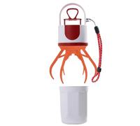 Genérico Pet Pooper Picker - Hands Free Dog Waste Tool, Sturdy Grabber Mechanism, Portable Bag Holder, Réglable Length Scoop | Easy Cleanup Solution Small Medium Large Breed Dogs Outdoor Activities