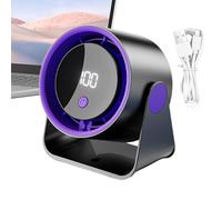 Genérico Petit ventilateur de bureau, 100 vitesses, ventilateur de table silencieux et durable, circulateur rafraîchissant portable et durable pour bureau, chambre, voyage