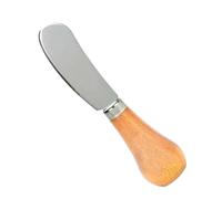 Genérico Petits couteaux à fromage - Tartinade de beurre avec manche en bois, couteaux à tartiner au beurre, pour cuisine à la maison, parents, chefs, préparations de repas, camping-car, appartement