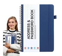 Generico Petits livres avec mot de passe pour personnes âgées, Livre avec organisateur de mot de passe - Bloc-notes pour l'organisation des mots de passe,Livre avec mot de passe pour femmes et hommes