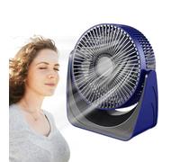 Genérico Petits ventilateurs de bureau : table à 5 vitesses réglable, refroidisseur d'air mini circulaire, compact, et portable de longue durée | Polyvalent