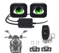 Generico Phares LED pour moto | 12 36 V télécommande de contrôle dynamique, lumières lentille lueur | pour tricycles vélo chariots golf voitures véhicules récréatifs