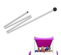 Genérico Pictes pliables : matériau en alliage d'aluminium de 180 cm, tiges télescopiques réglables, support d'auvent léger, robuste | Équipement d'abri extérieur pour camping